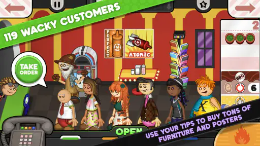 Papa's Wingeria To Go! screenshot