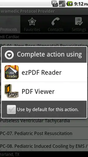 Paramedic Protocol Provider screenshot