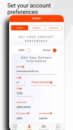 Parcel Pending screenshot