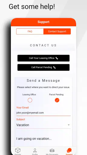 Parcel Pending screenshot