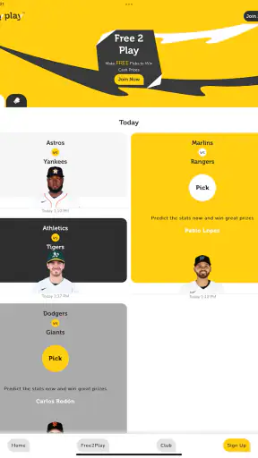 ParlayPlay Fantasy Sports Game screenshot