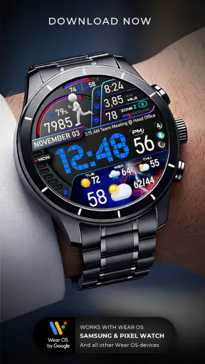 PER23 Digital Watch Face screenshot