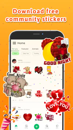 Personal stickers StickerMaker screenshot