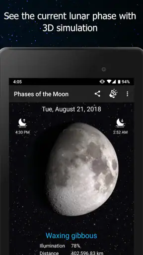 Phases of the Moon screenshot