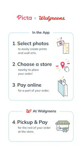 Picta x Walgreens Photo Print screenshot