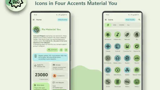 Pix Material Expressive Icons screenshot