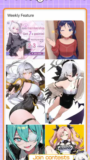 PixAI: AI Anime Art Generator screenshot
