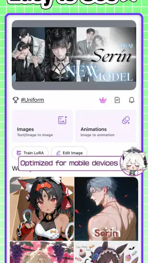 PixAI: AI Anime Art Generator screenshot