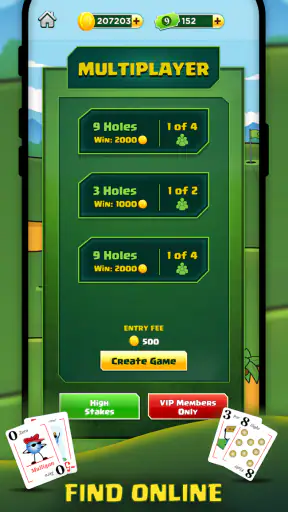 Play Nine: Golf Card Game screenshot