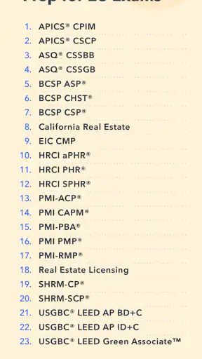 Pocket Prep Professional 2026 screenshot