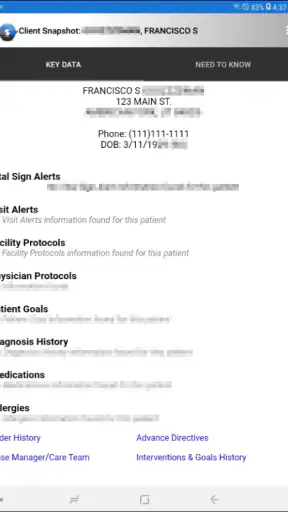 PointCare screenshot