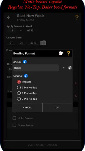 Premier Bowl Scorekeeper screenshot
