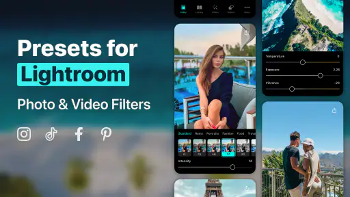 Presets for Lightroom — FLTR screenshot