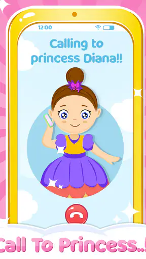 princess phone game screenshot
