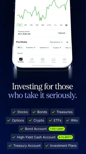 Public – Stocks and Options screenshot