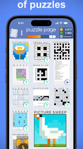 Puzzle Page - Daily Puzzles! screenshot