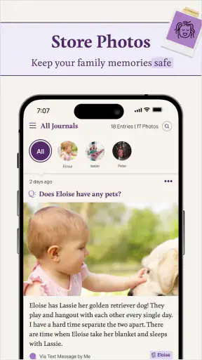 Qeepsake: Family & Baby Book screenshot