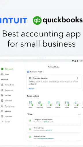 QuickBooks Online Accounting screenshot