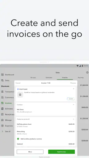 QuickBooks Online Accounting screenshot