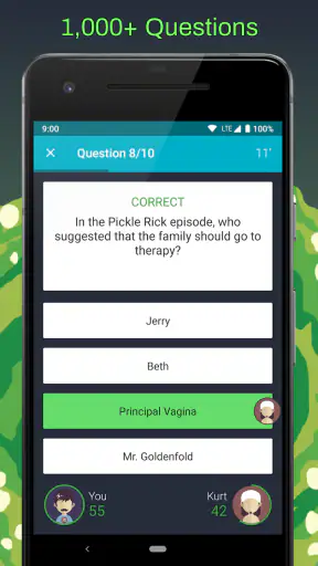 Quiz for Rick and Morty screenshot