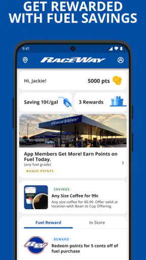 RaceWay Rewards screenshot