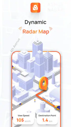 Radar, HUD, Map, Speed Camera screenshot