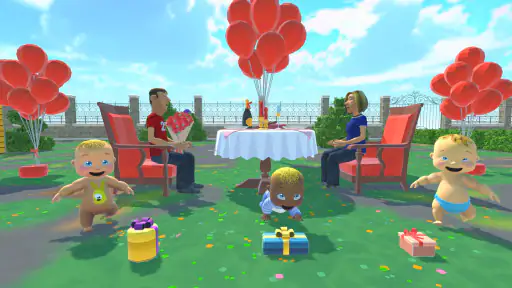 Rainbow Prank: Hide Daddy screenshot