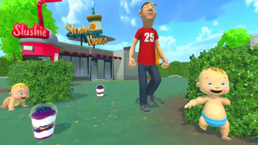 Rainbow Prank: Hide Daddy screenshot