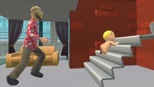 Rainbow Prank: Hide Daddy screenshot