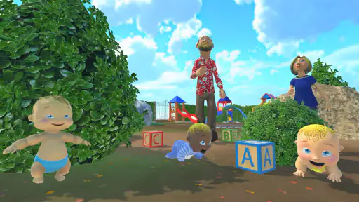 Rainbow Prank: Hide Daddy screenshot