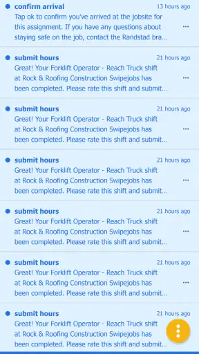 randstad: jobs for workers screenshot