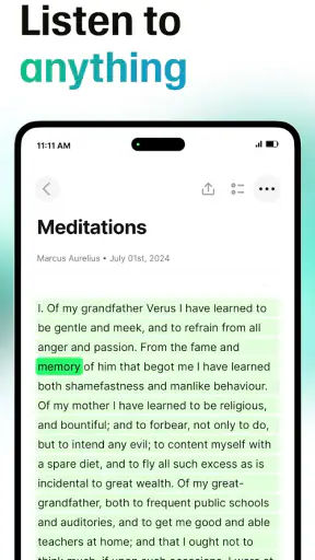 ElevenReader - Text to Speech screenshot
