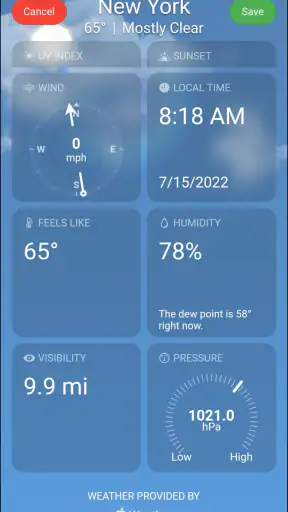 Real Weather screenshot