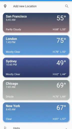 Real Weather screenshot