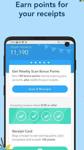 Receipt Pal Scanner & Rewards screenshot
