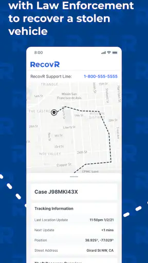 RecovR: Vehicle Theft Recovery screenshot