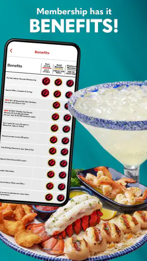 Red Lobster Dining Rewards App screenshot