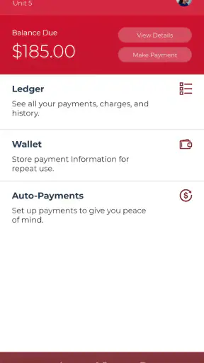 Resident Portal screenshot