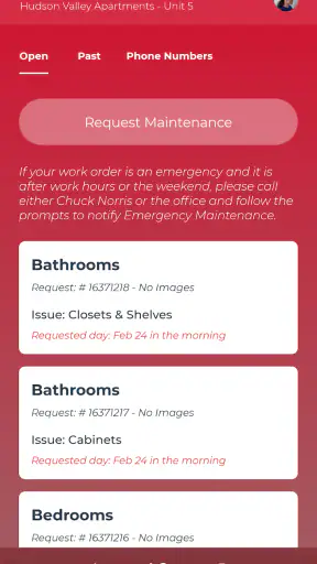 Resident Portal screenshot