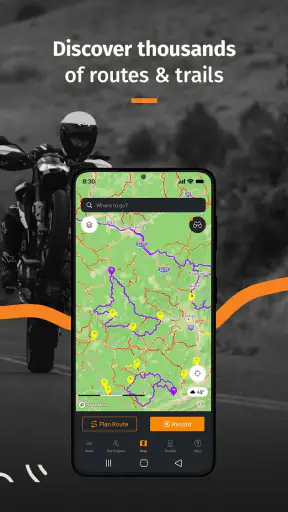 REVER - Motorcycle GPS & Rides screenshot