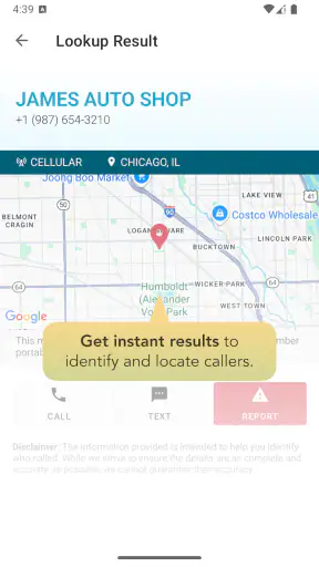 Reverse Phone Lookup — rLookup screenshot