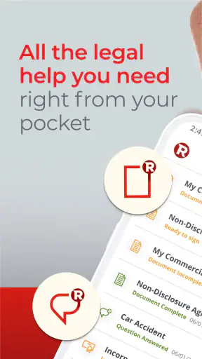 Rocket Lawyer Legal & Law Help screenshot