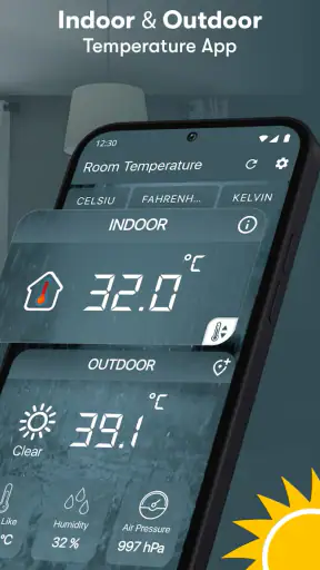 Room Temperature Thermometer screenshot