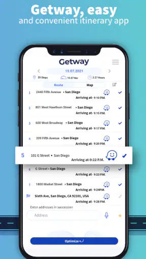 Route Planner - GetWay screenshot