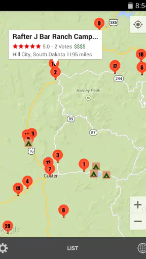 RV Parks & Campgrounds screenshot