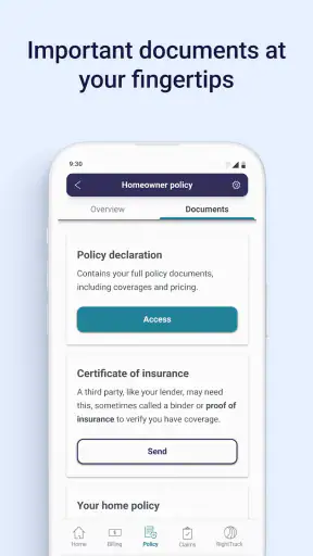 Safeco Mobile screenshot