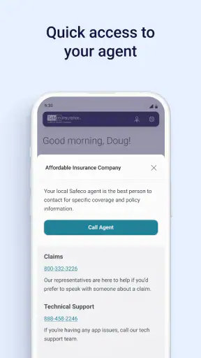 Safeco Mobile screenshot