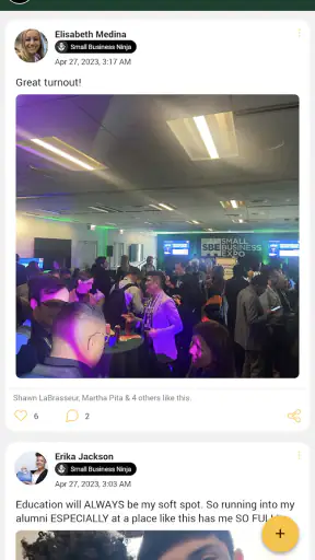 SBE Events screenshot