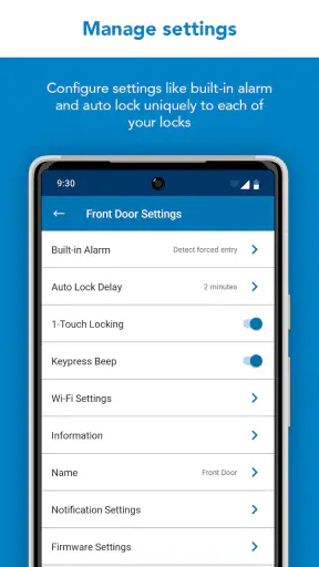 Schlage Home screenshot