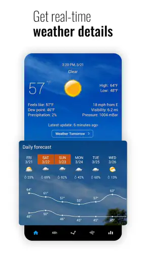 Sense Flip Clock & Weather screenshot